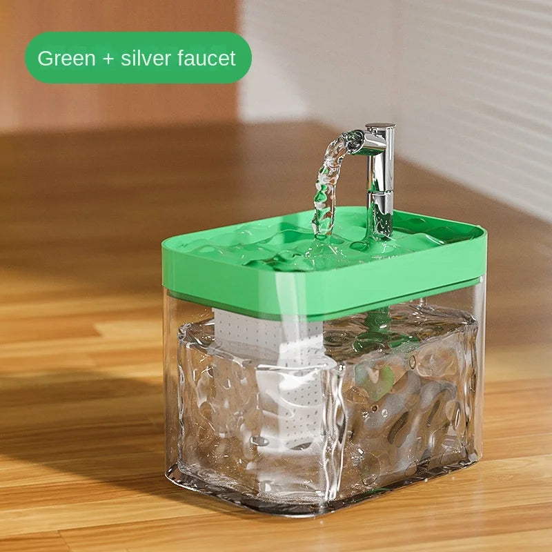 Automatic Pet Water Fountain – 1500ML for Dogs & Cats